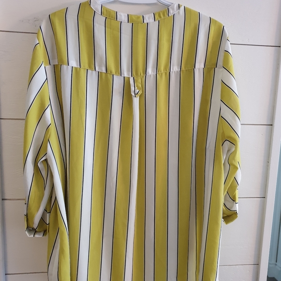 Torrid Harper Georgette Pullover 3/4 Sleeve Blouse - Picture 7 of 10